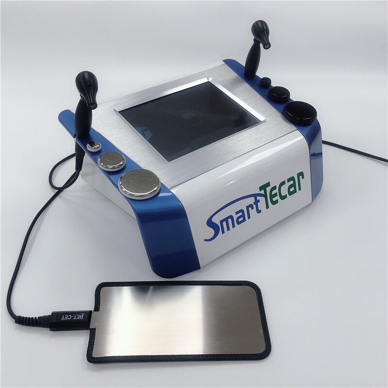 Smart Tecar Physical Therapy Machine CET RET Energy Transfer RF Diathermy Device for Muscle Pain Relief Cellulite Reduce