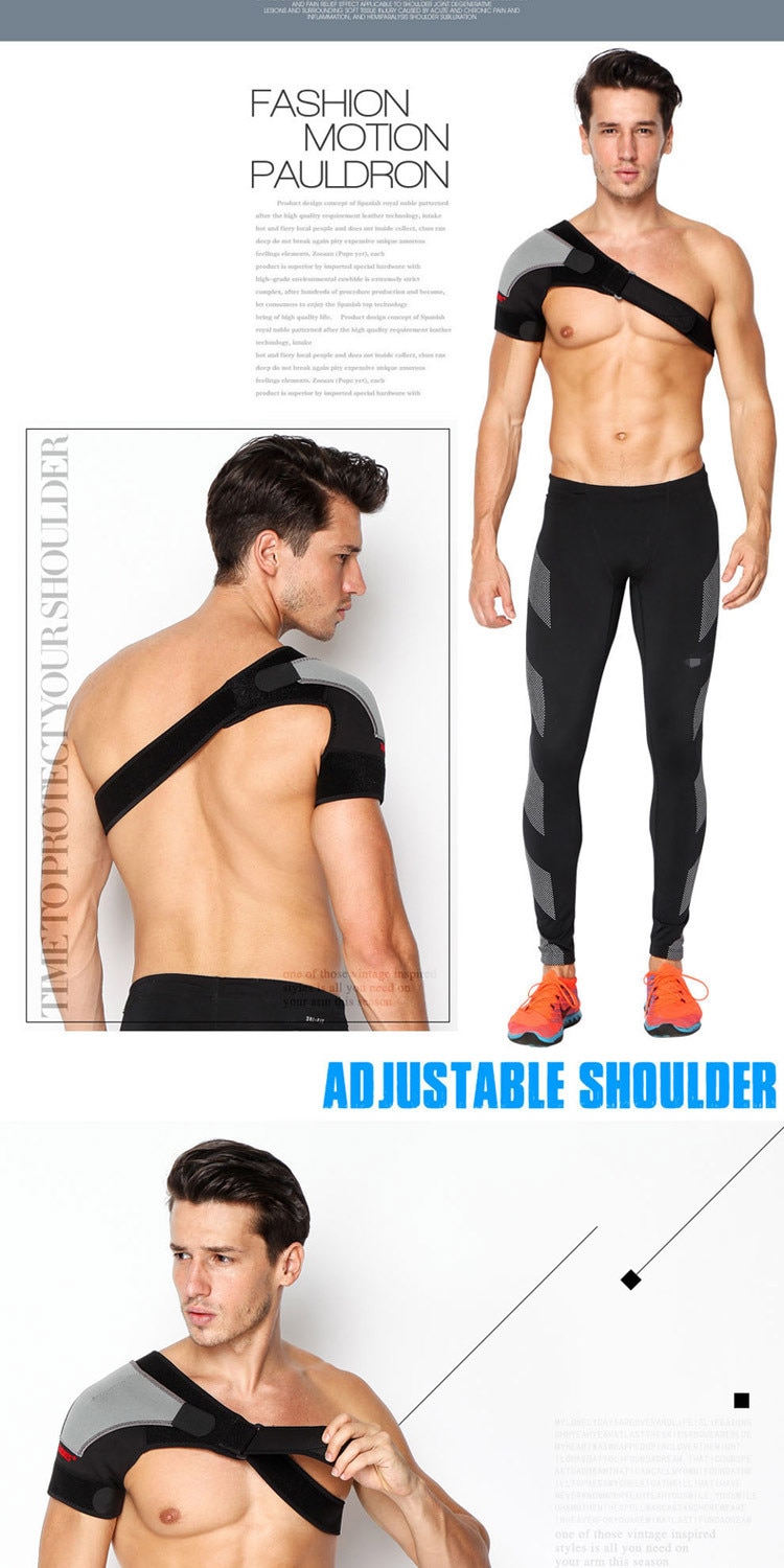 Sangles de Protection dorsale réglables, attelle, pour le sport, les épaules, le volley-ball, le Taekwondo